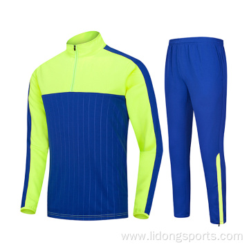 Wholesale Half Zip Football Winter Football Jacket Tracksuit